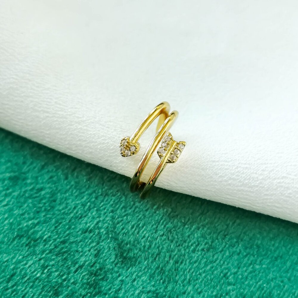 KATE SPADE love game arrow Ear Cuff Earrings NEW - Picture 3 of 4